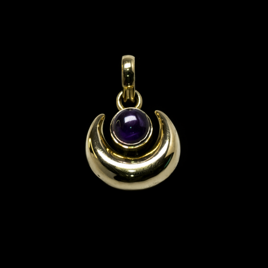 Dainty Crescent Moon Pendant