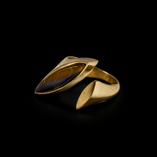 Marquise Tiger's Eye Ring
