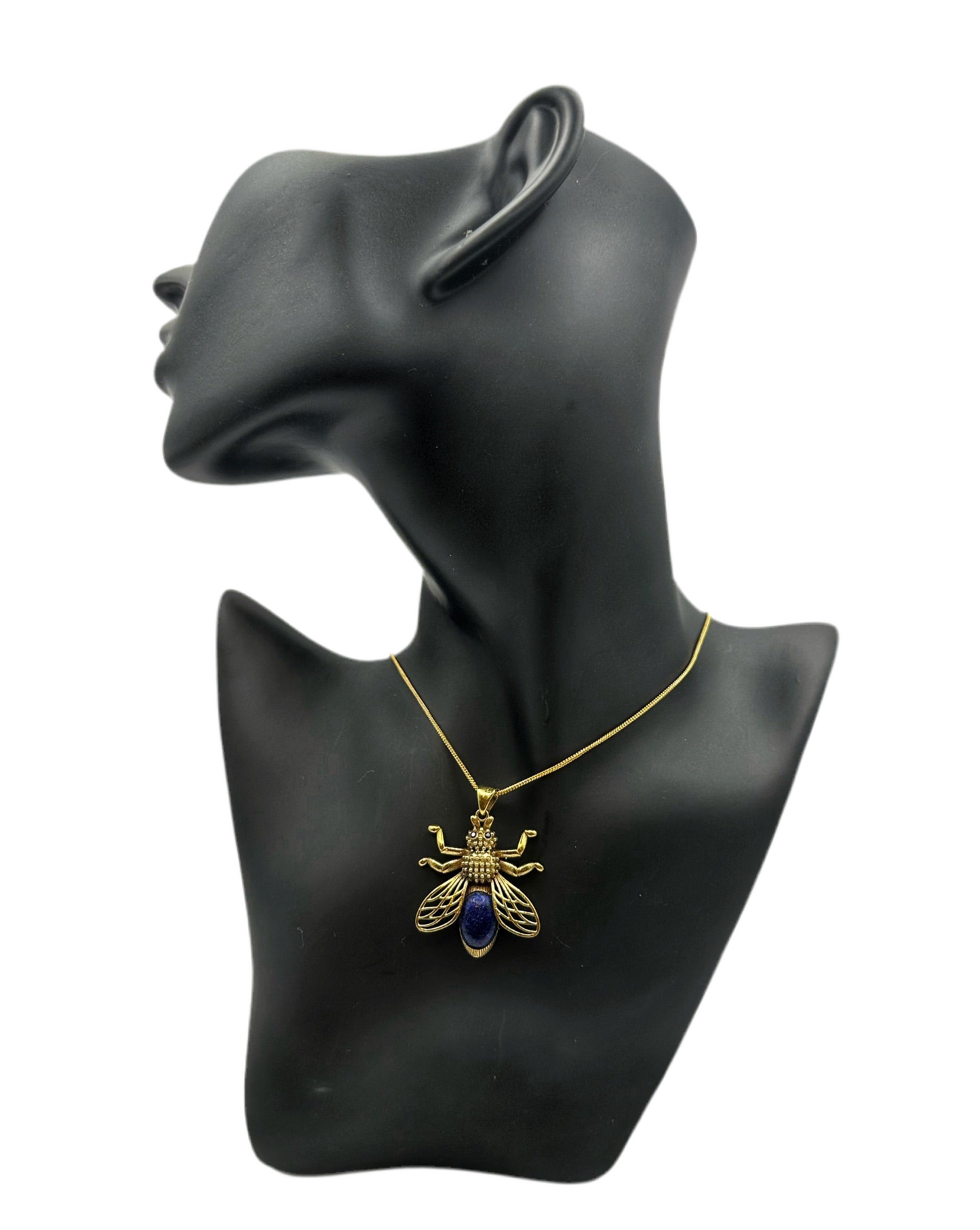 Lapis Bee Pendant