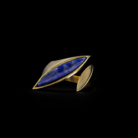 Labradorite Marquise Ring