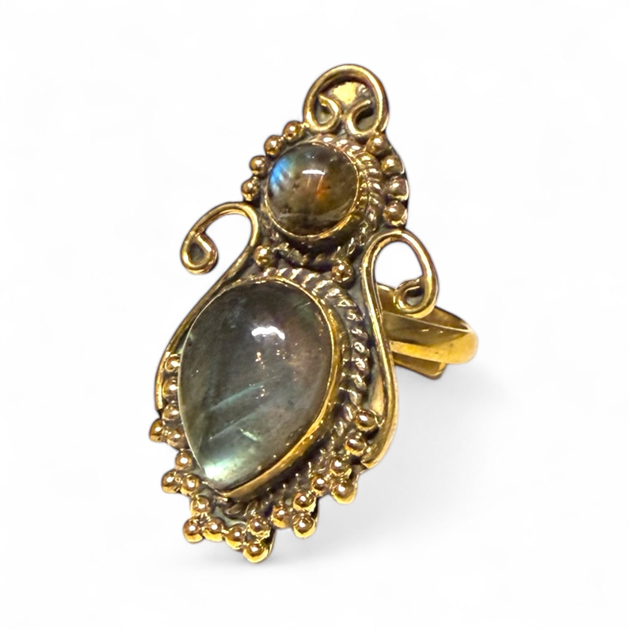Labradorite heirloom ring