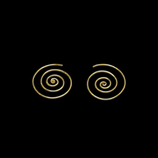 Spiral Hoop Earrings