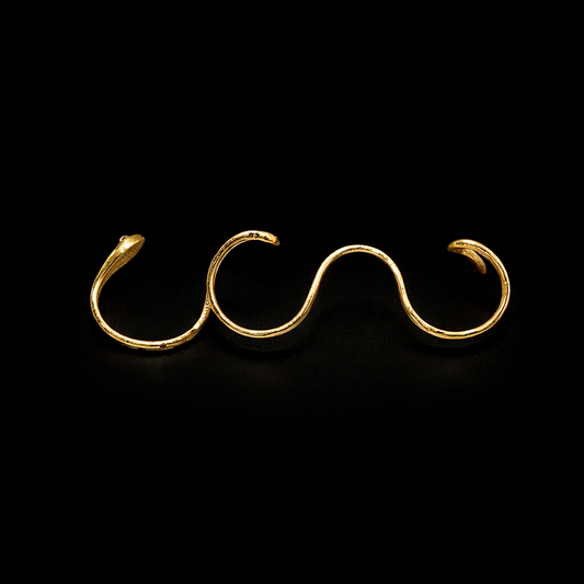 Serpent Knuckle Ring