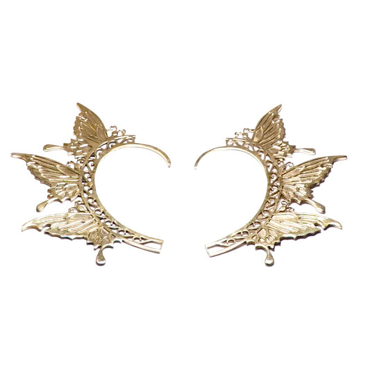 Butterfly Filigree Ear Cuff Earrings
