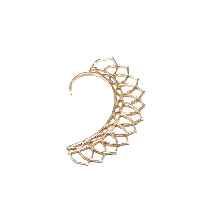 Petal Grid Ear Cuff Earrings