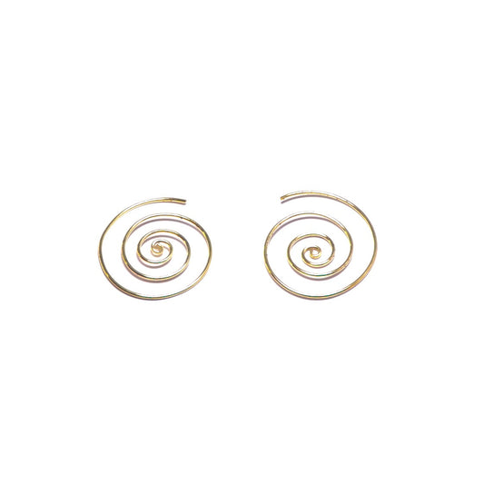 Spiral Hoop Earrings