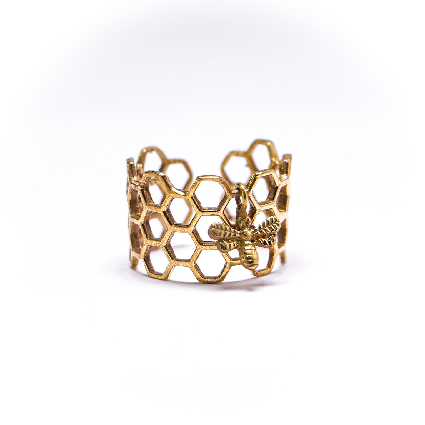 Honeycomb Bee Ring