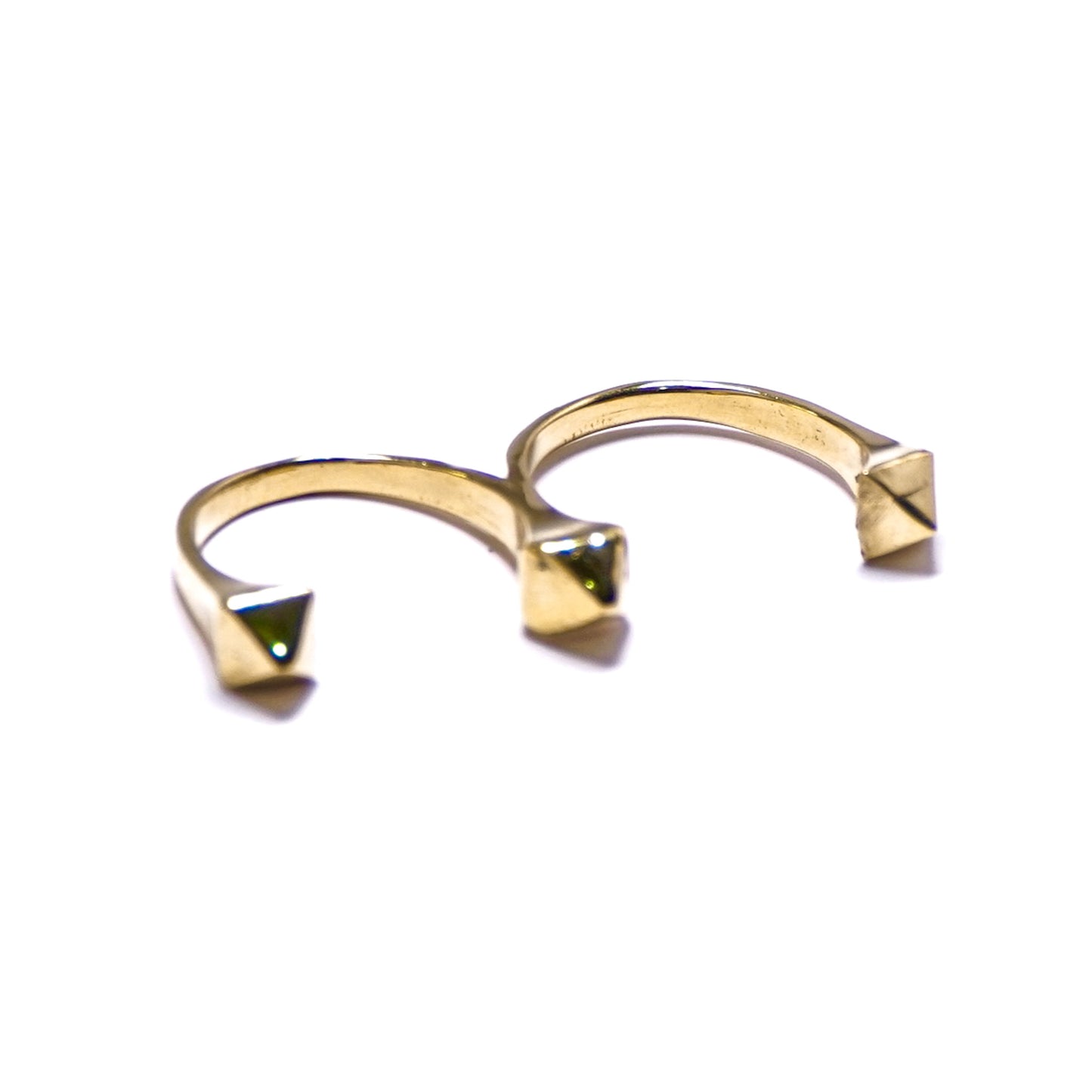 Pyramid 2-Finger Ring