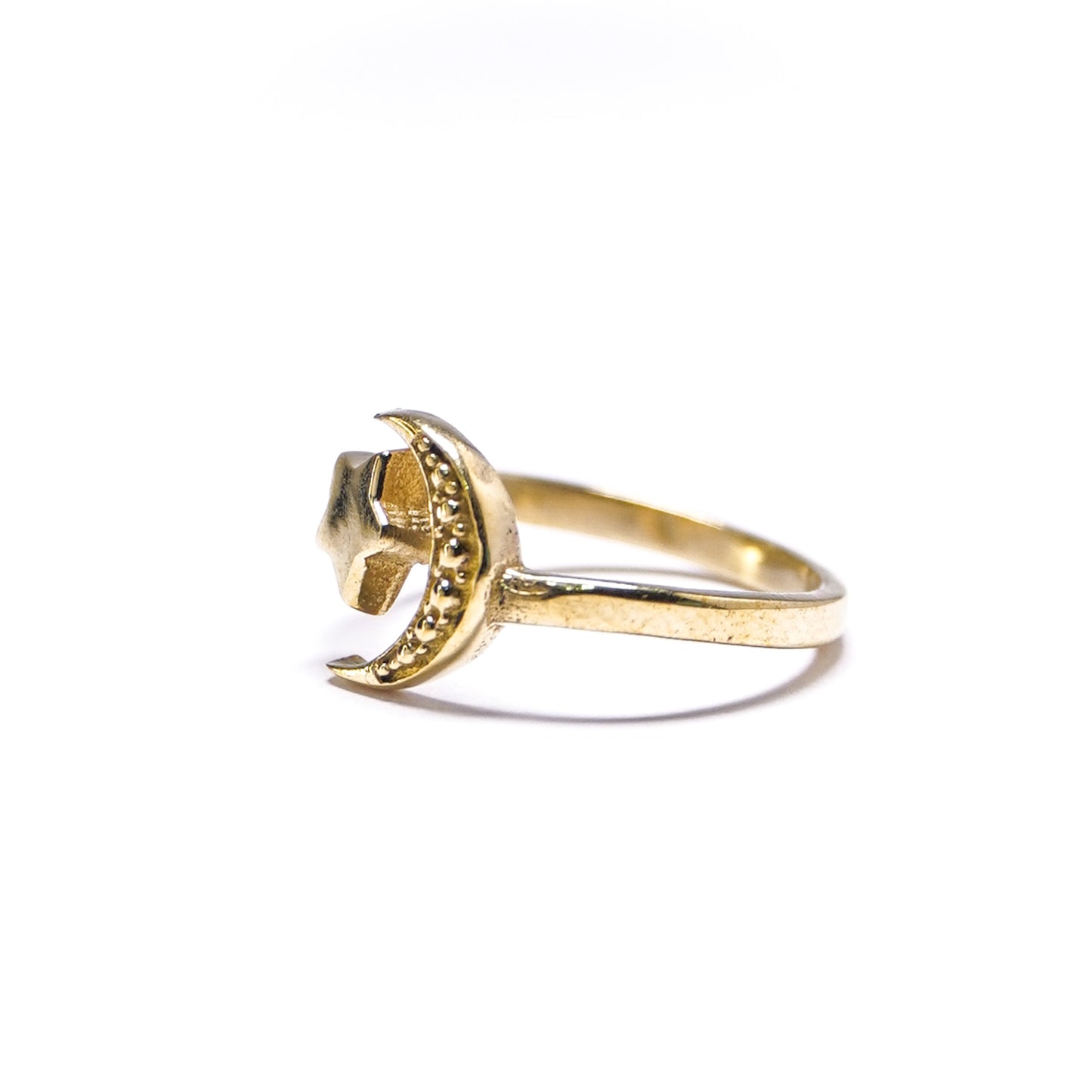 Moon + Star Ring