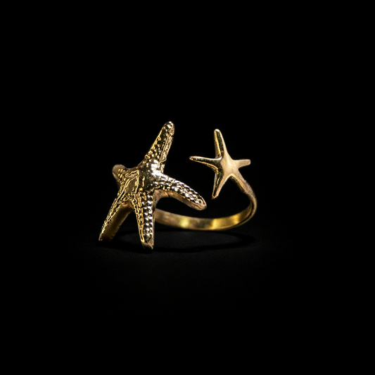 Double Starfish Ring
