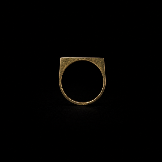Flat Top Signet Ring