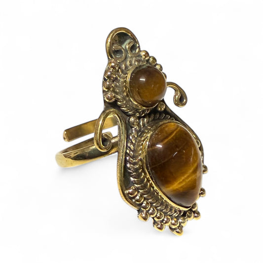 Tigers eye heirloom ring
