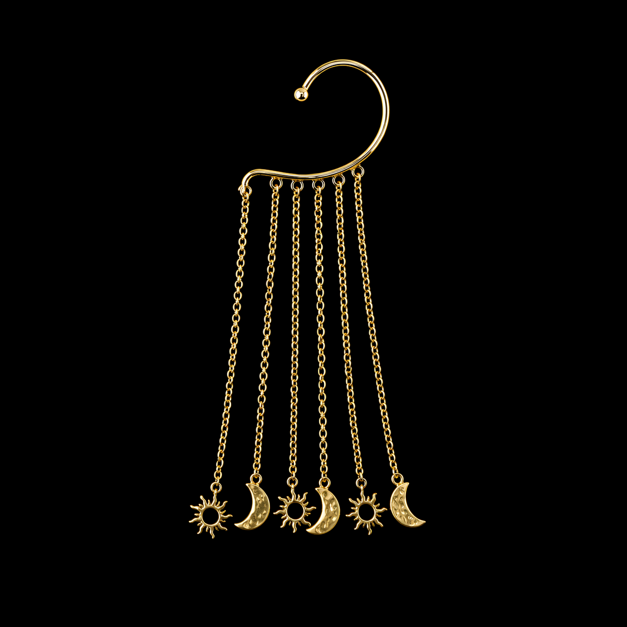 Sun & Moon Ear Cuff