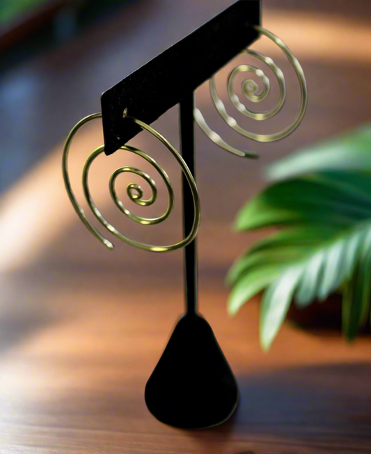 Spiral earrings
