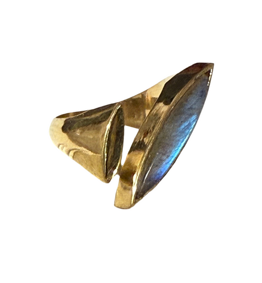 Labradorite Oval Ring