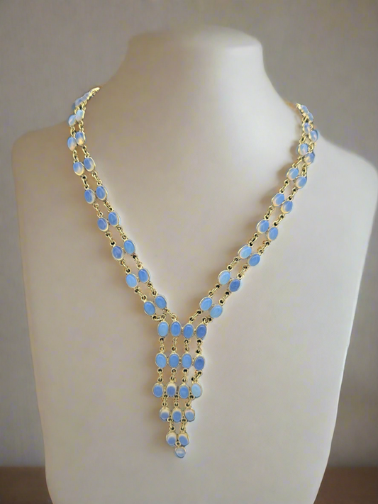Waterfall Opal necklace