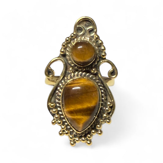 Tigers eye heirloom ring