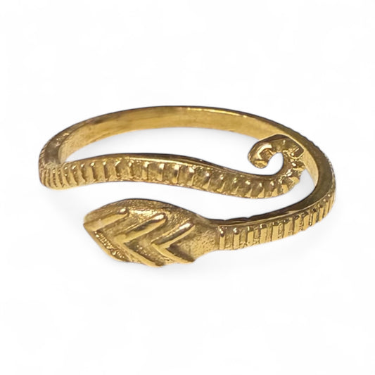 Dainty snake ring