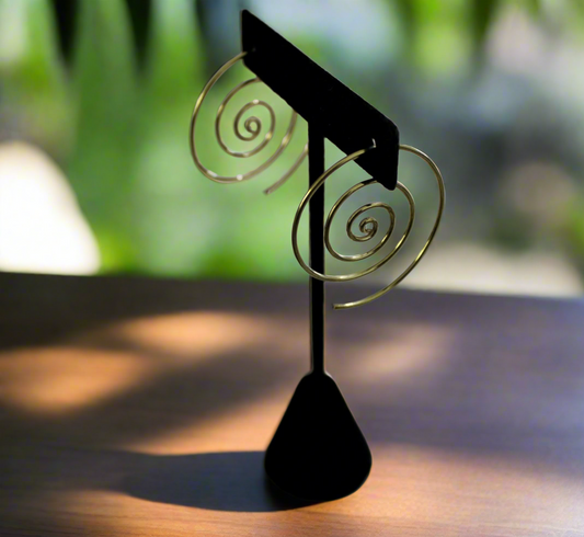 Spiral earrings