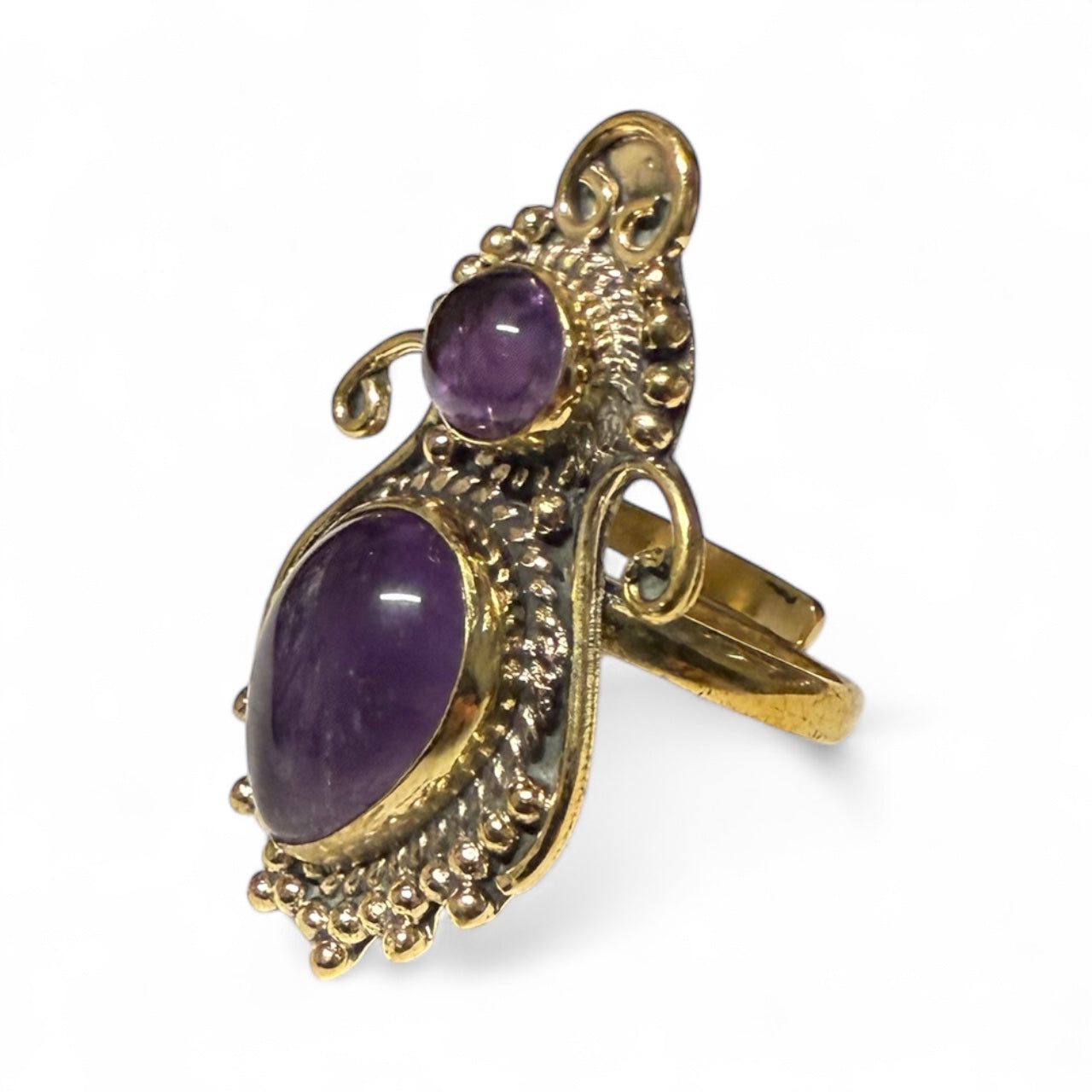 Amethyst heirloom ring