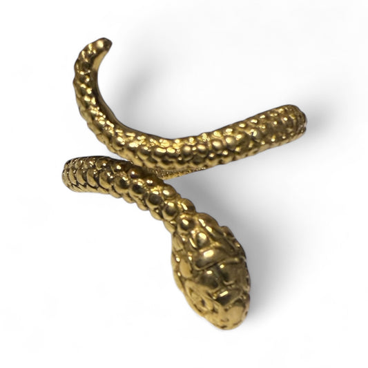 Small textured snake ring