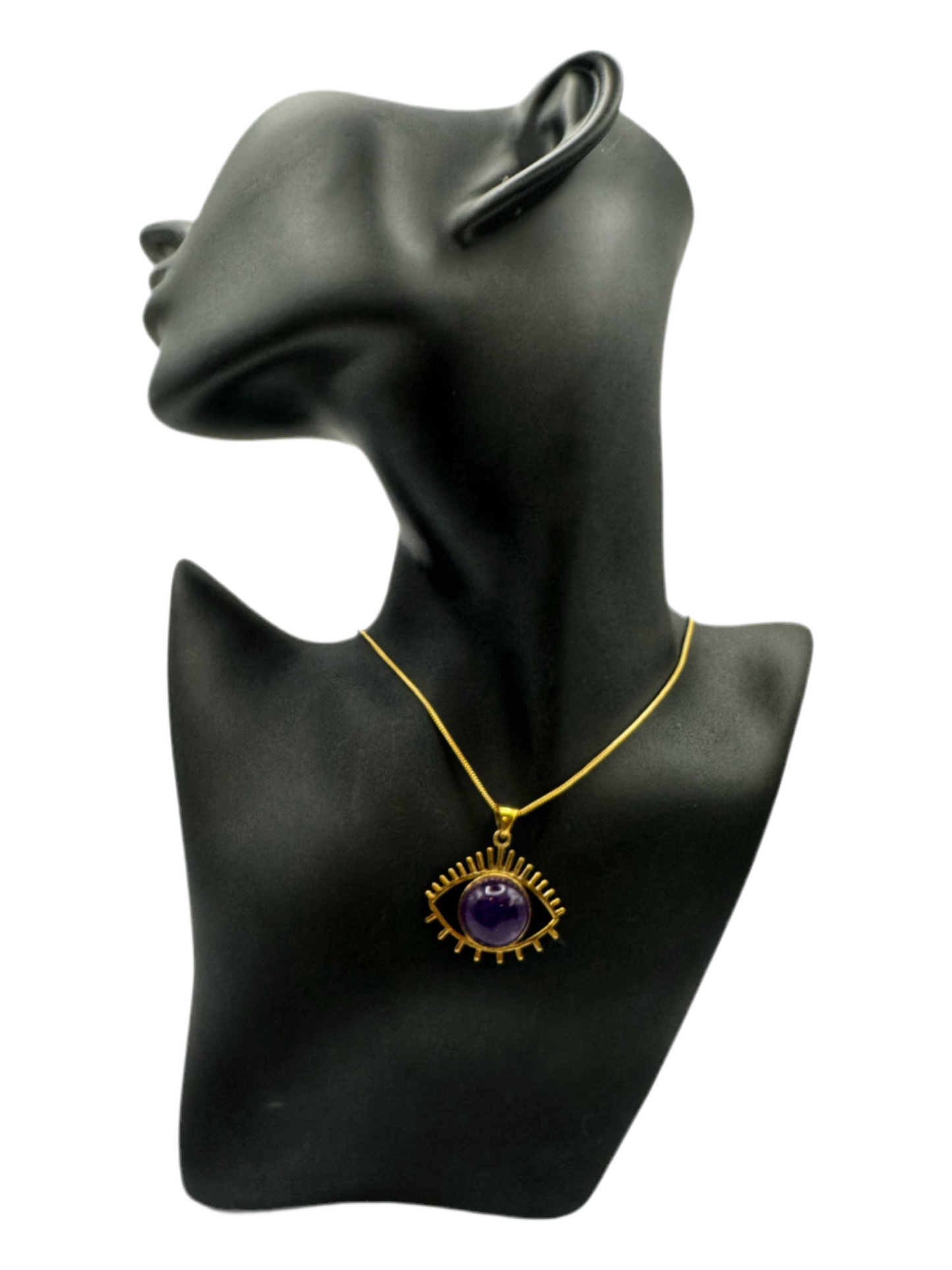 Amethyst Eye Pendant