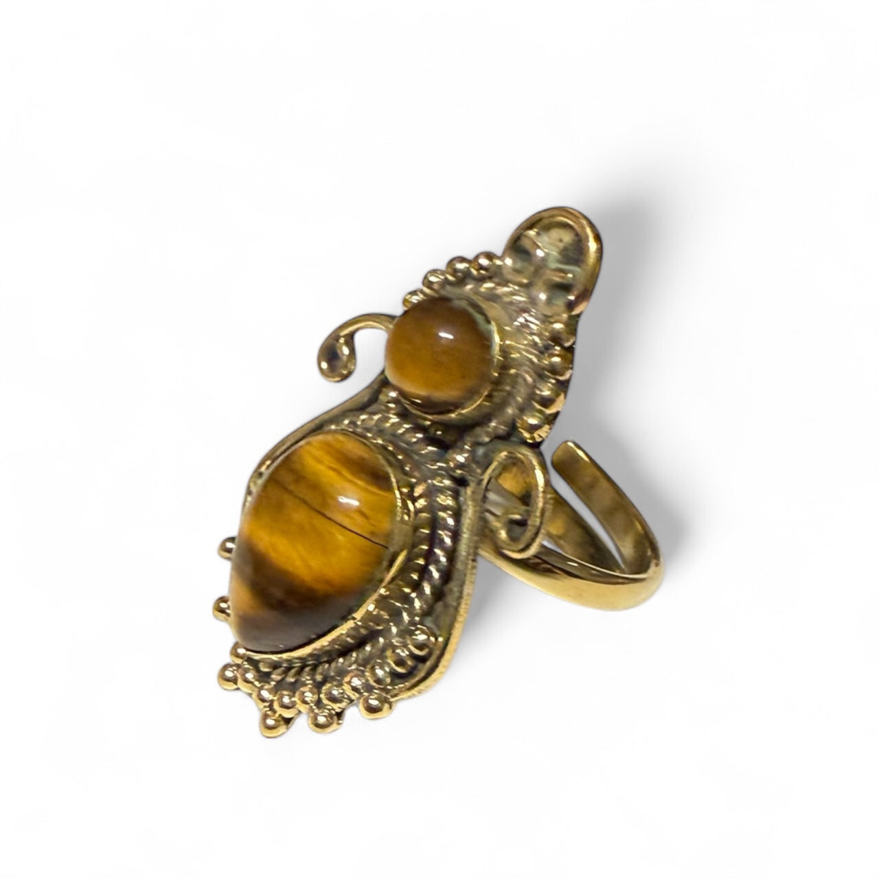 Tigers eye heirloom ring