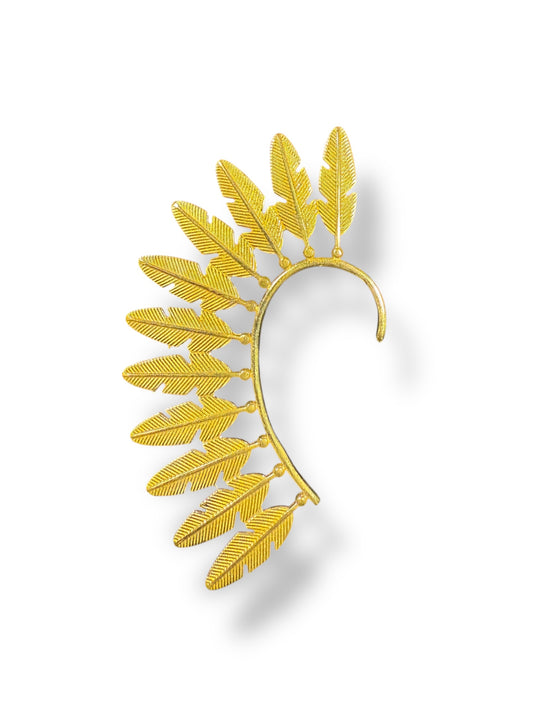 Feathered cuff