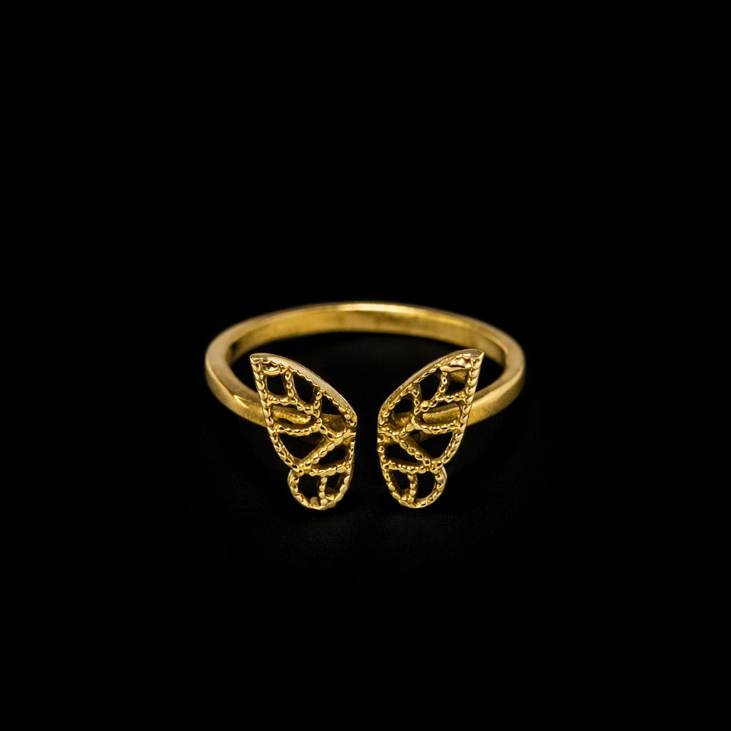 Openwork Butterfly Ring