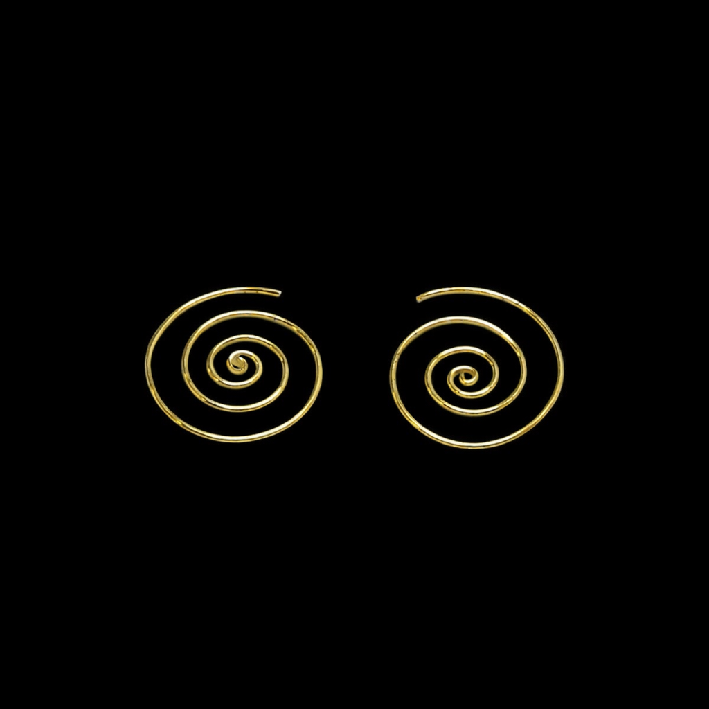 Spiral Hoop Earrings