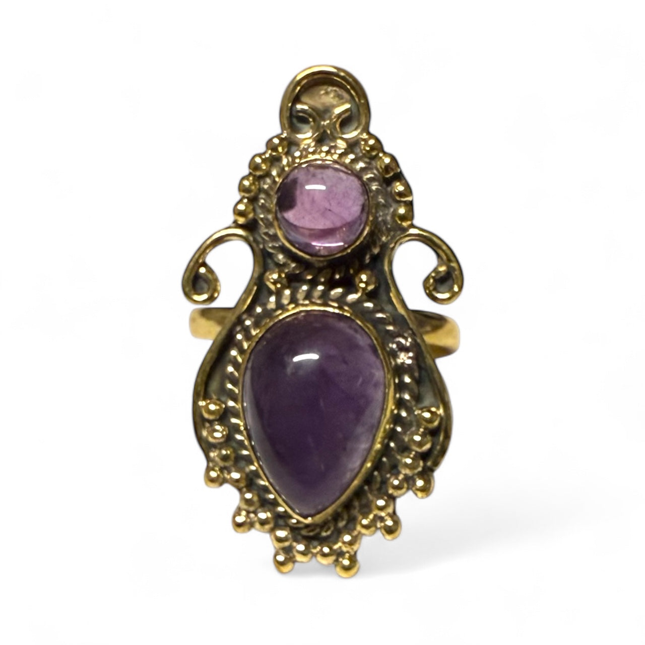Amethyst heirloom ring