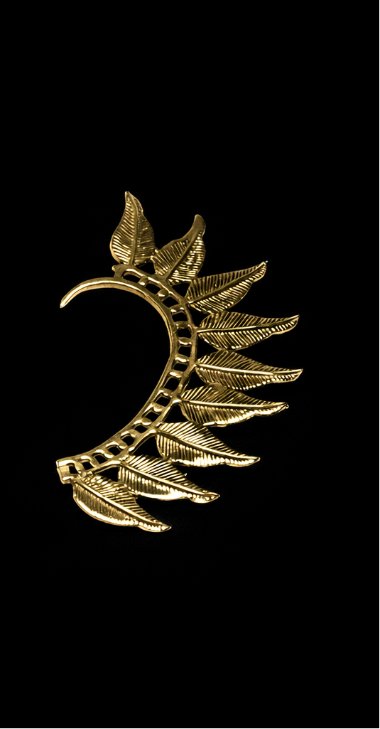 Feather Fan Ear Cuff