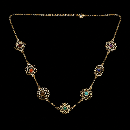 7 Chakra stone necklace