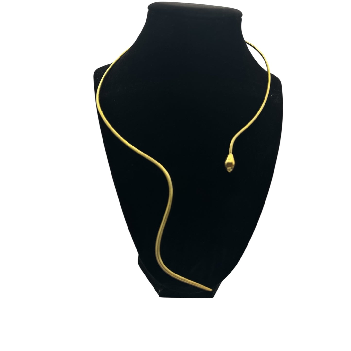 Open snake necklace
