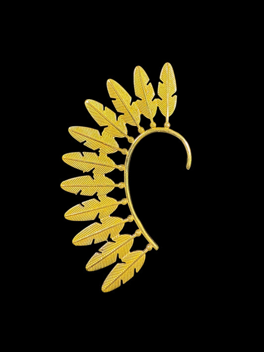 Feathered cuff