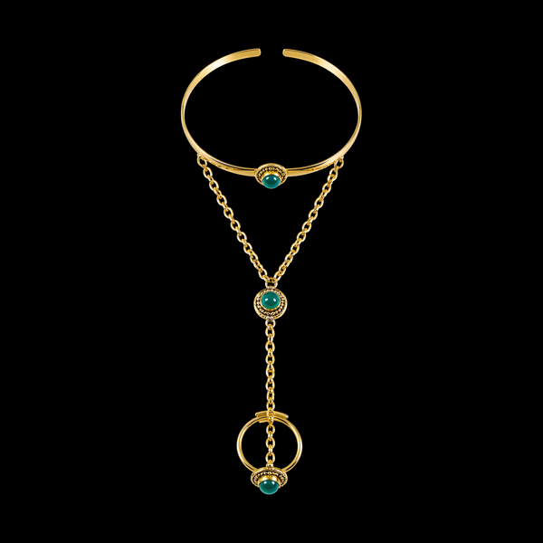 Green Onyx Hand-chain