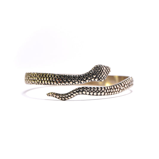 Serpent Wrap Cuff Bracelet