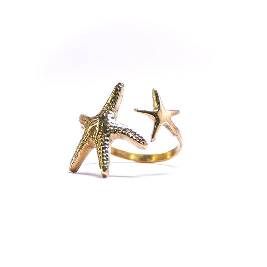 Double Starfish Ring