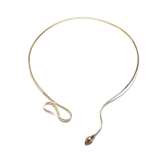 Snake Interlocking Collar Necklace