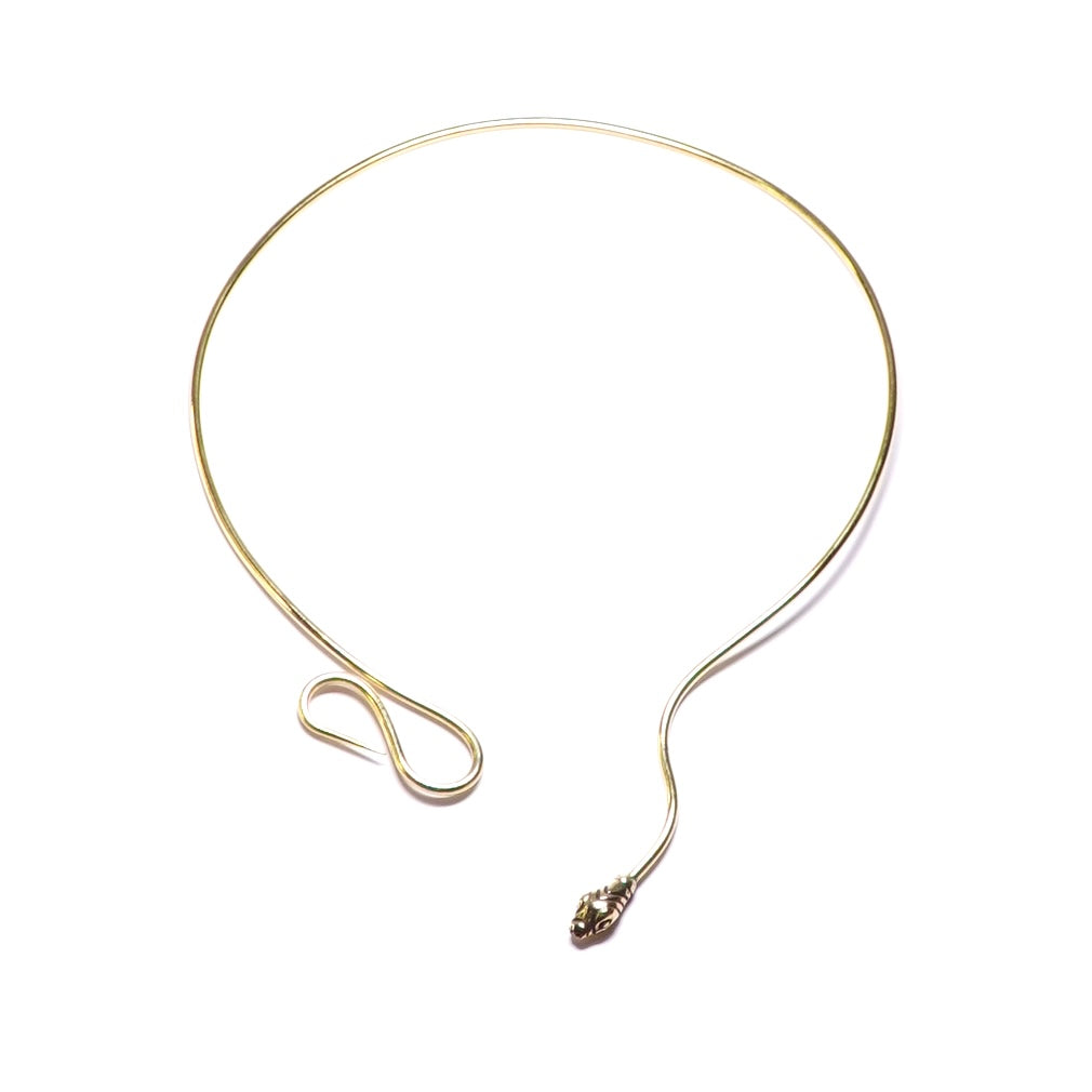 Snake Interlocking Collar Necklace