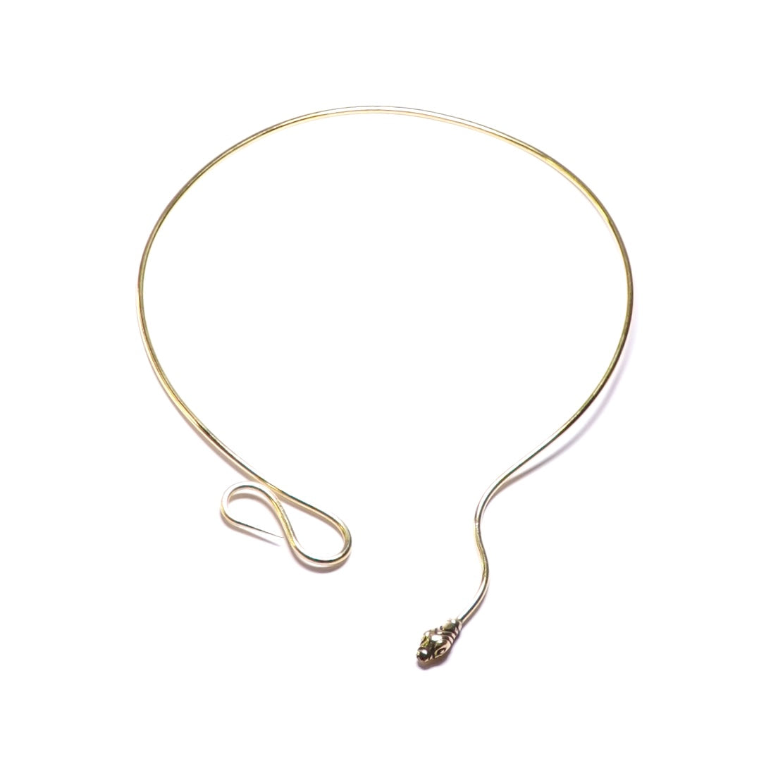 Snake Interlocking Collar Necklace