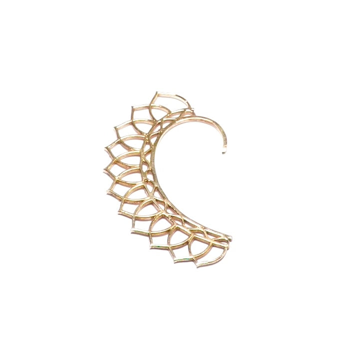 Petal Grid Ear Cuff Earrings