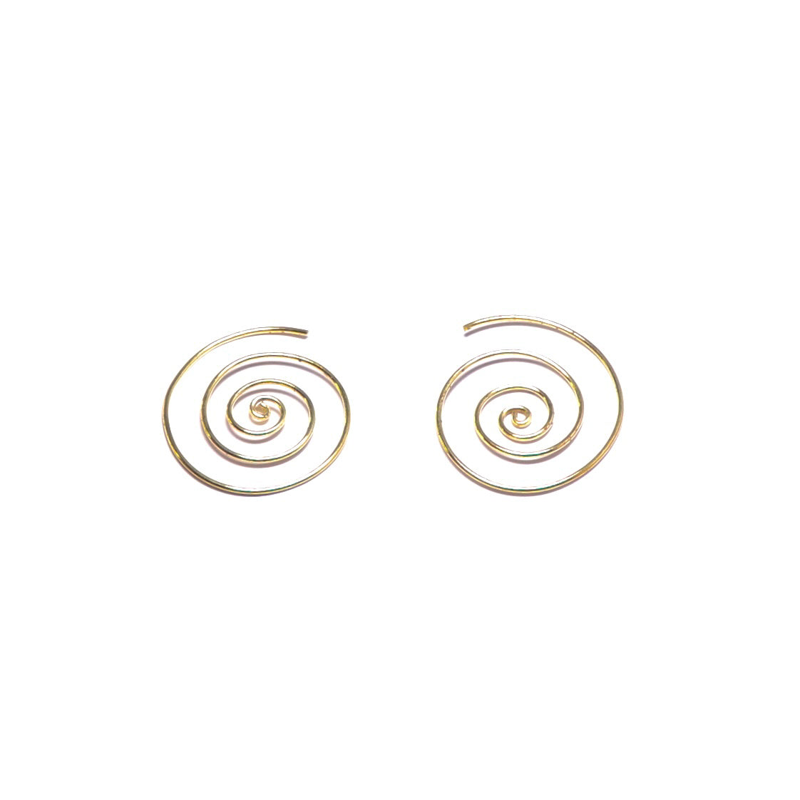 Spiral Hoop Earrings