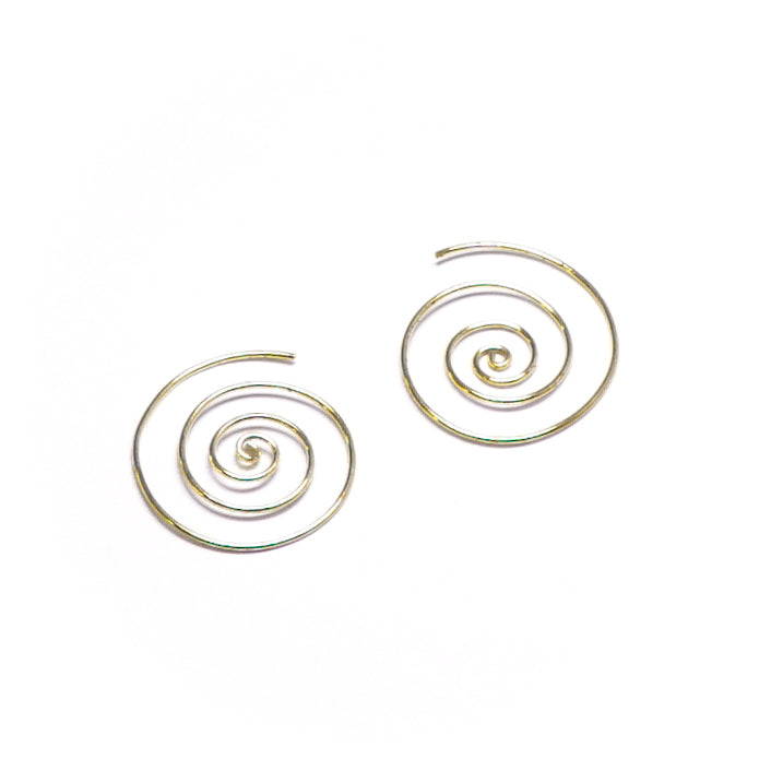 Spiral Hoop Earrings
