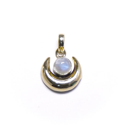 Dainty Crescent Moon Pendant