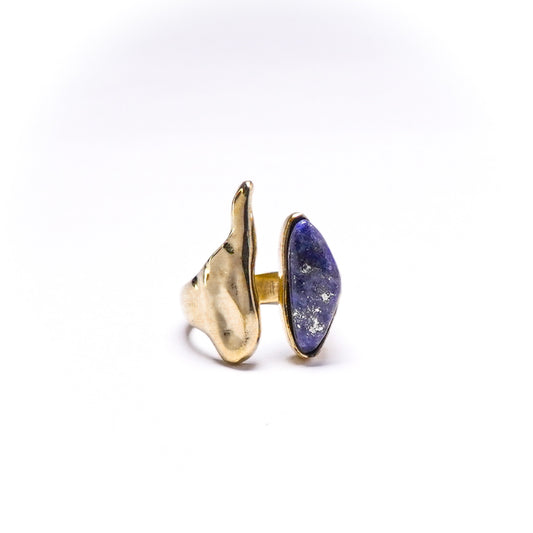 Lapis Lazuli Wave Ring
