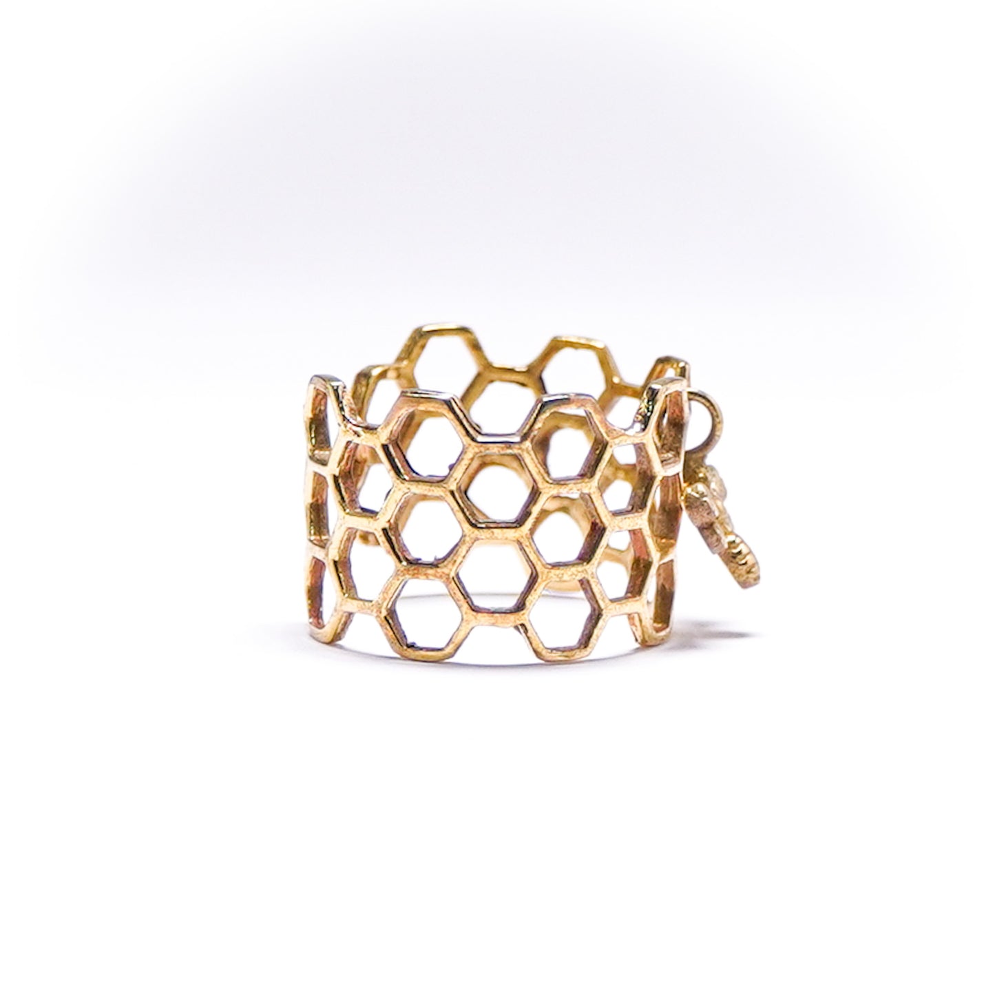 Honeycomb Bee Ring