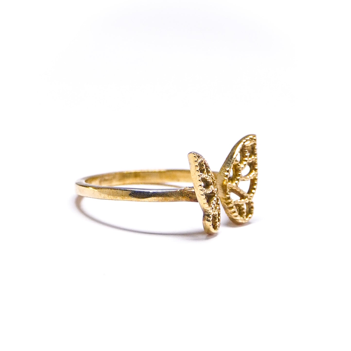 Openwork Butterfly Ring