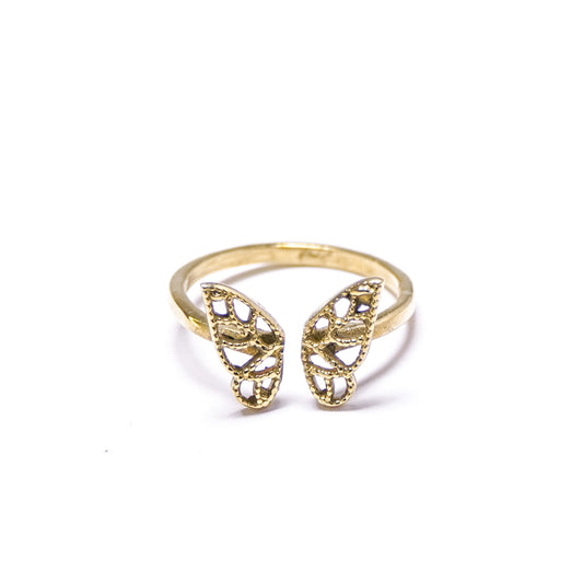 Openwork Butterfly Ring