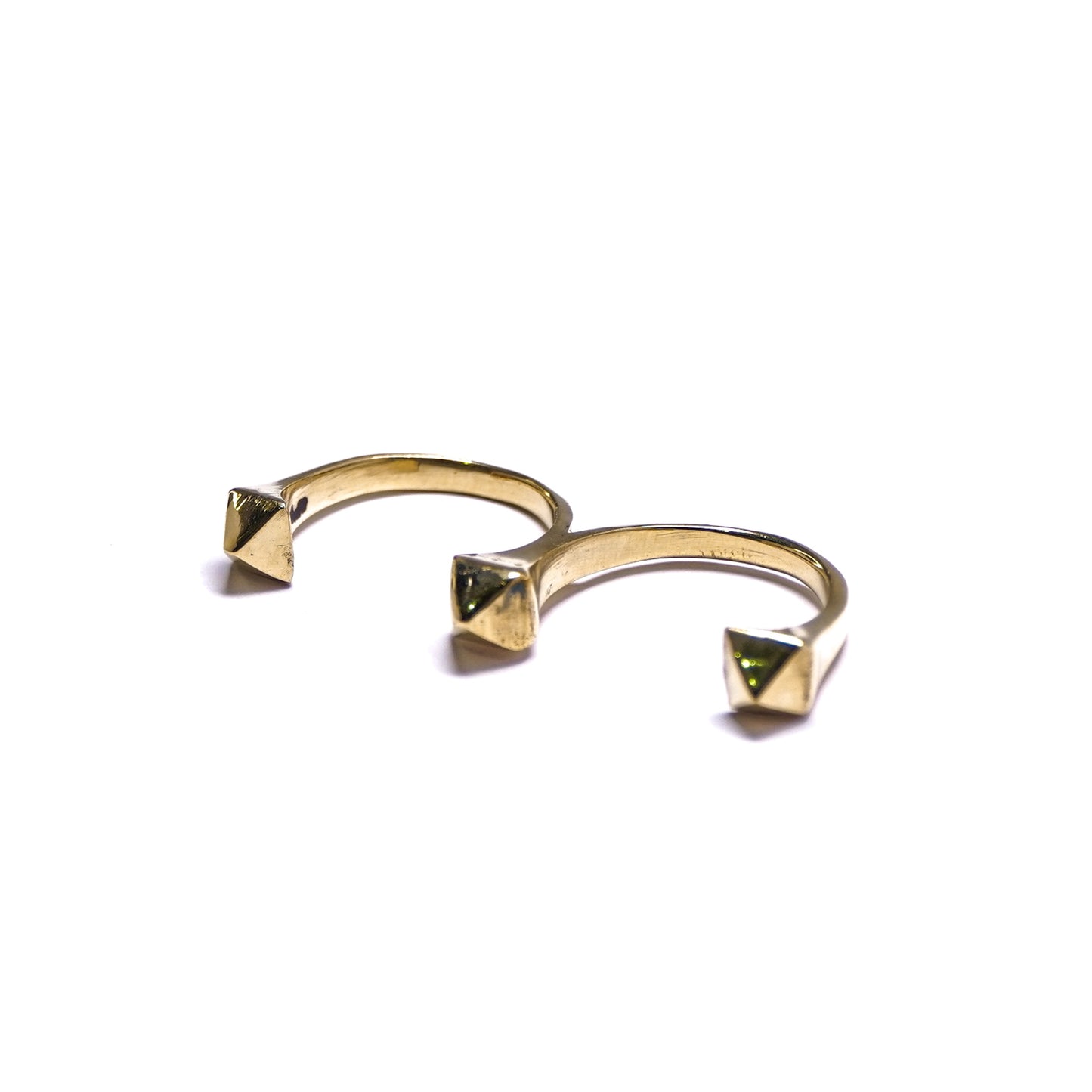Pyramid 2-Finger Ring